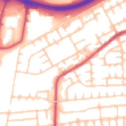 Daytime road noise heatmap for SE2 9PQ