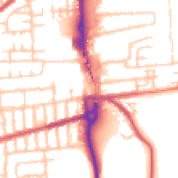Daytime road noise heatmap for SE2 9RH