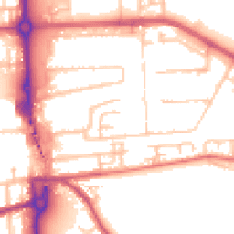Daytime road noise heatmap for SE2 9SJ