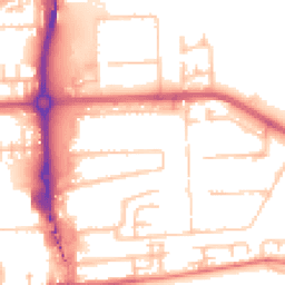 Daytime road noise heatmap for SE2 9SY