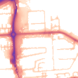Daytime road noise heatmap for SE2 9TF