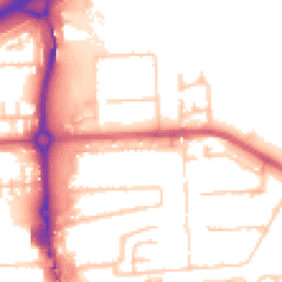 Daytime road noise heatmap for SE2 9TN