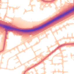 Daytime road noise heatmap for SE2 9XP