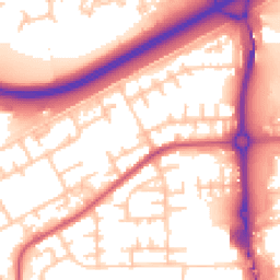 Daytime road noise heatmap for SE2 9YA