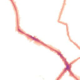 Night-time road noise heatmap for SE20 7AL