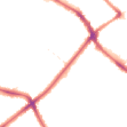 Night-time road noise heatmap for SE20 7AS