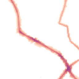 Night-time road noise heatmap for SE20 7AW