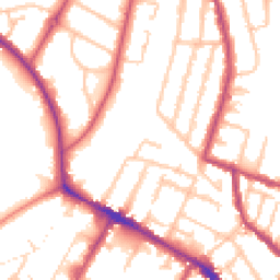 Daytime road noise heatmap for SE20 7BH