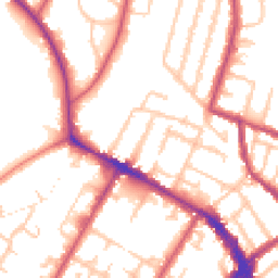Daytime road noise heatmap for SE20 7BL
