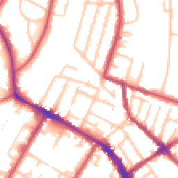 Daytime road noise heatmap for SE20 7BQ