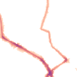 Night-time road noise heatmap for SE20 7ED