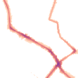 Night-time road noise heatmap for SE20 7EF
