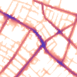 Daytime road noise heatmap for SE20 7EX