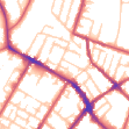 Daytime road noise heatmap for SE20 7HR