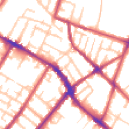 Daytime road noise heatmap for SE20 7JD
