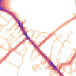 Daytime road noise heatmap for SE20 8DG