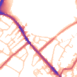 Daytime road noise heatmap for SE20 8DX
