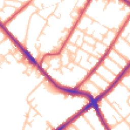 Daytime road noise heatmap for SE20 8LT