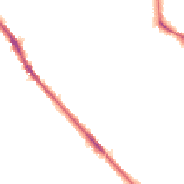 Night-time road noise heatmap for SE20 8NF