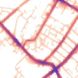 Daytime road noise heatmap for SE20 8RB