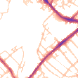 Daytime road noise heatmap for SE20 8SB