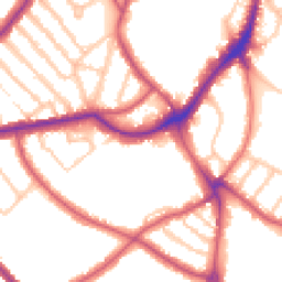 Daytime road noise heatmap for SE21 7AN