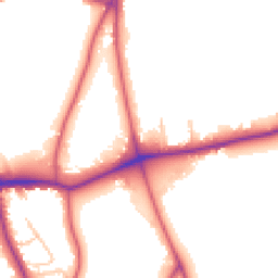 Daytime road noise heatmap for SE21 7BA