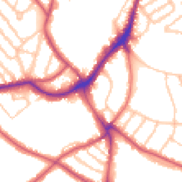 Daytime road noise heatmap for SE21 7BU