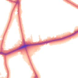 Daytime road noise heatmap for SE21 7EP