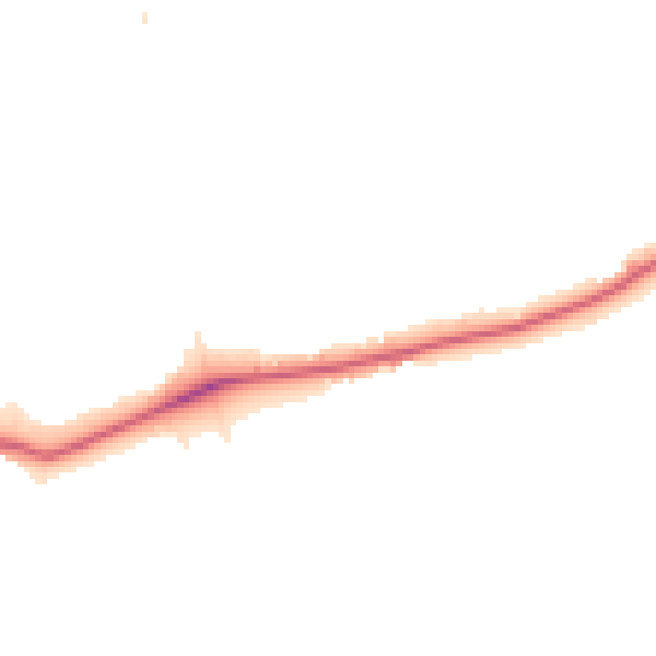 Night-time road noise heatmap for SE21 7EP
