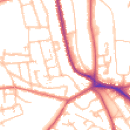 Daytime road noise heatmap for SE21 8AR