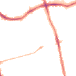 Night-time road noise heatmap for SE21 8EZ