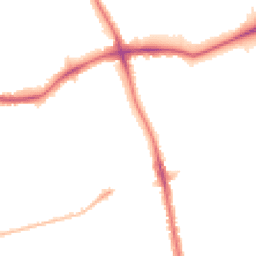 Night-time road noise heatmap for SE21 8GA