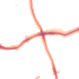 Night-time road noise heatmap for SE21 8HG