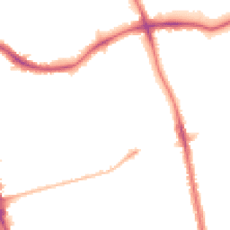 Night-time road noise heatmap for SE21 8HW