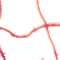 Night-time road noise heatmap for SE21 8HX