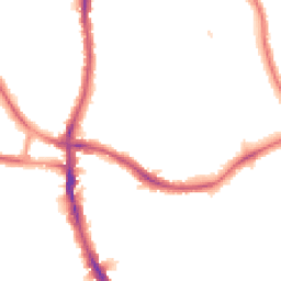 Night-time road noise heatmap for SE21 8JS