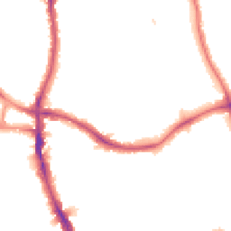 Night-time road noise heatmap for SE21 8JW