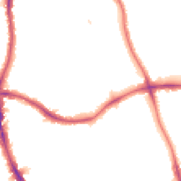 Night-time road noise heatmap for SE21 8JY