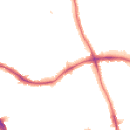Night-time road noise heatmap for SE21 8LH