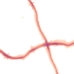 Night-time road noise heatmap for SE21 8NG