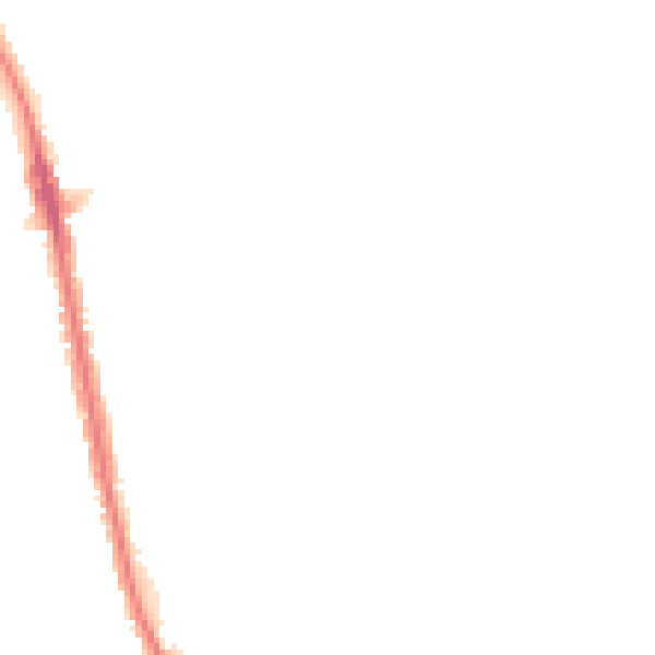 Night-time road noise heatmap for SE21 8NS
