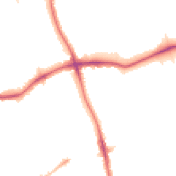 Night-time road noise heatmap for SE21 8SS