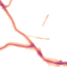 Night-time road noise heatmap for SE22 0AE