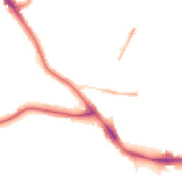 Night-time road noise heatmap for SE22 0AF
