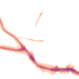 Night-time road noise heatmap for SE22 0AL