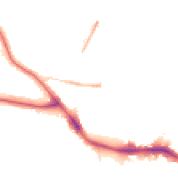 Night-time road noise heatmap for SE22 0AQ