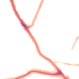 Night-time road noise heatmap for SE22 0BL