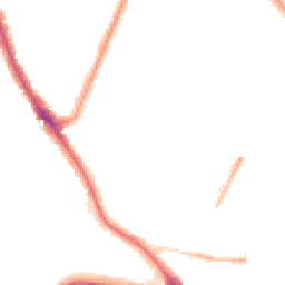 Night-time road noise heatmap for SE22 0DL