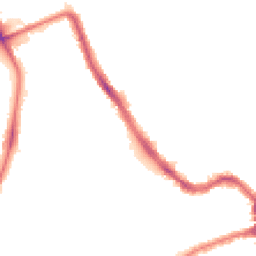 Night-time road noise heatmap for SE22 8AA